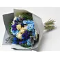 Droogbloemen boeket "Sapphire Belle" (large) | 40cm