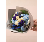 Droogbloemen boeket "Sapphire Belle" (large) | 40cm