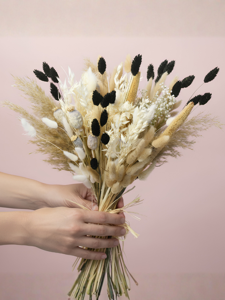 Droogboeket "Berylla's Night" | 60cm