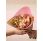 Veldboeket droogbloemen "Wild Blush" | 40cm