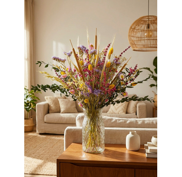 Droogboeket "The Happiness Bouquet" - groot | 60cm