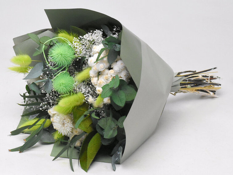 Droogboeket "Green Tale" | 40cm