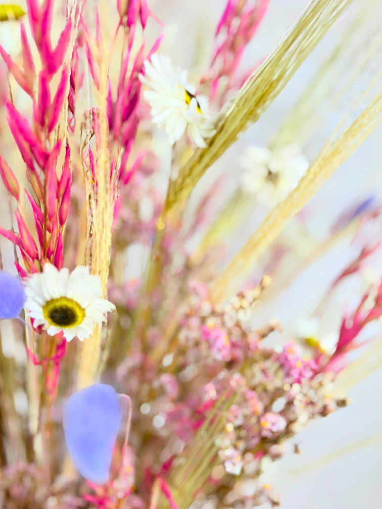 Droogbloemen boeket "Purple Summer" | 60cm