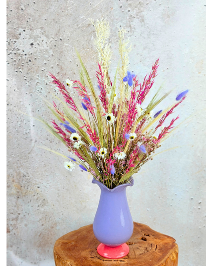 Droogbloemen boeket "Purple Summer" | 60cm