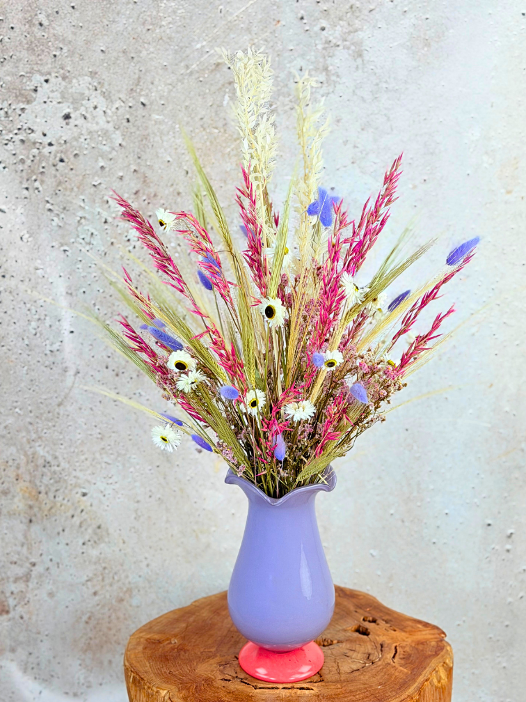 Droogbloemen boeket "Purple Summer" | 60cm