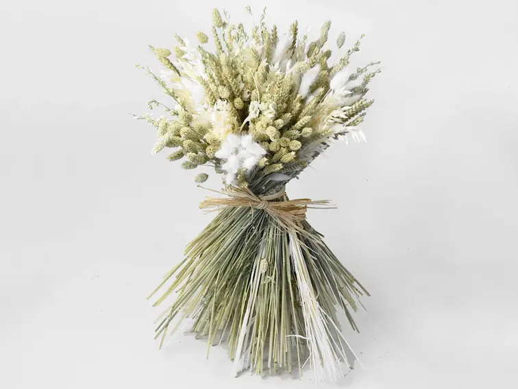 DIY - Droogboeket naturel/wit "Wild Heaven"