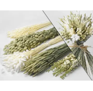 DIY - Droogboeket naturel/wit "Wild Heaven"