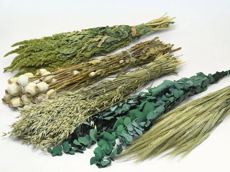 DIY - Droogboeket naturel/groen "Green Secret"