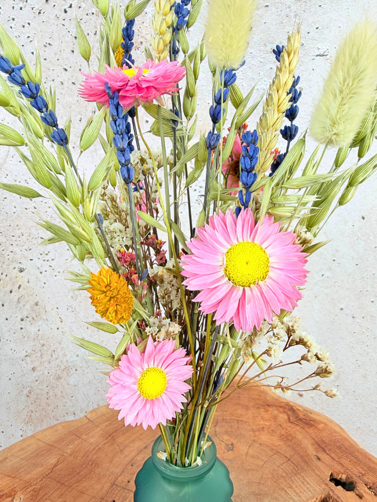 Droogbloemen in vaasje - Deluxe