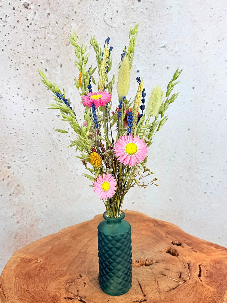 Droogbloemen in vaasje - Deluxe
