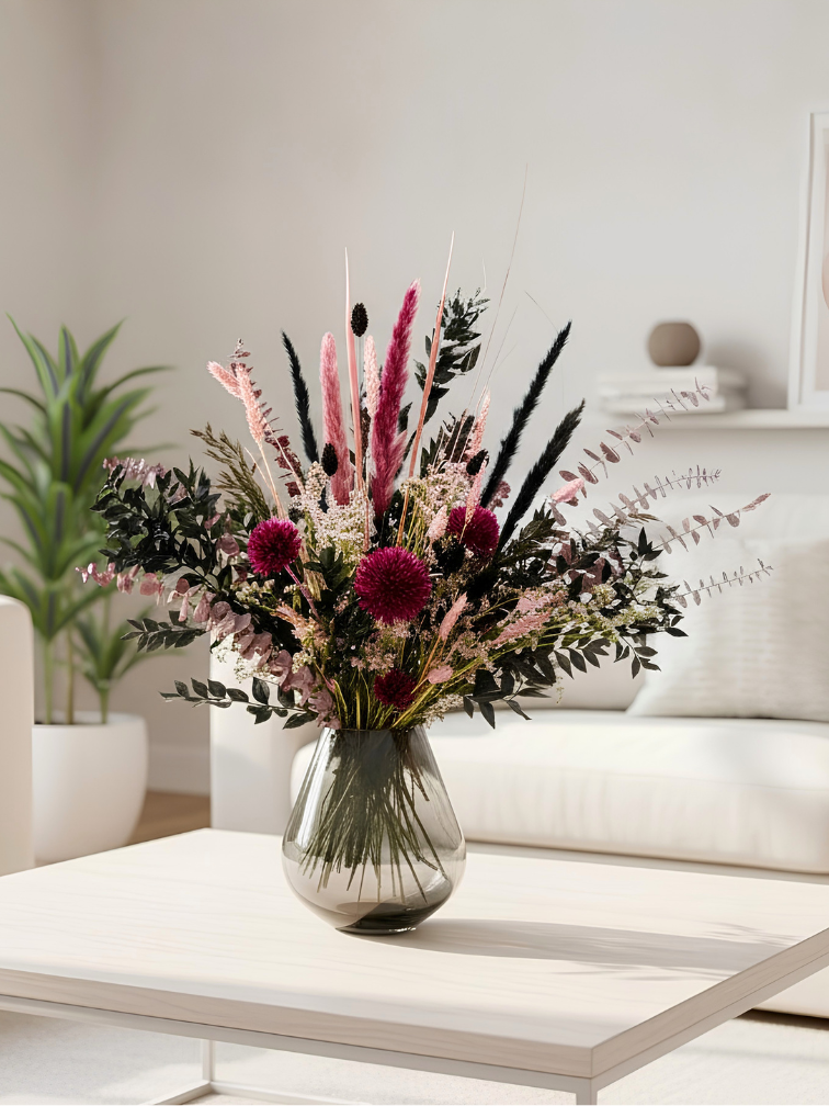 Droogbloemen boeket "Luxury Night"  | 60cm
