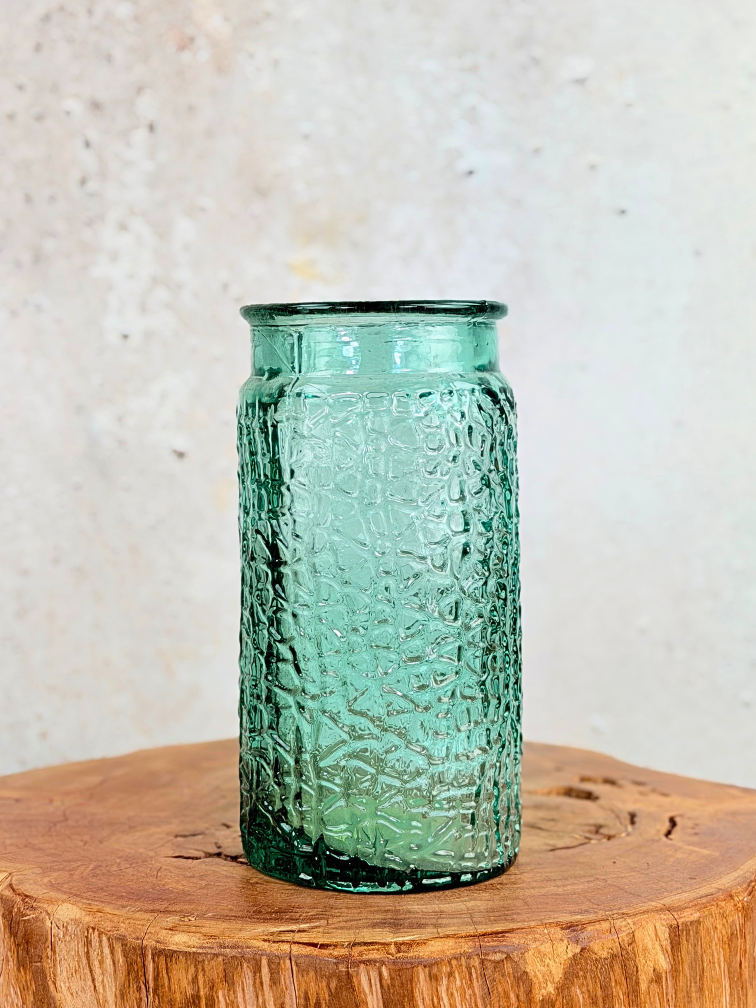 Vaas met structuur "Ecoglas" | ø12xH26cm
