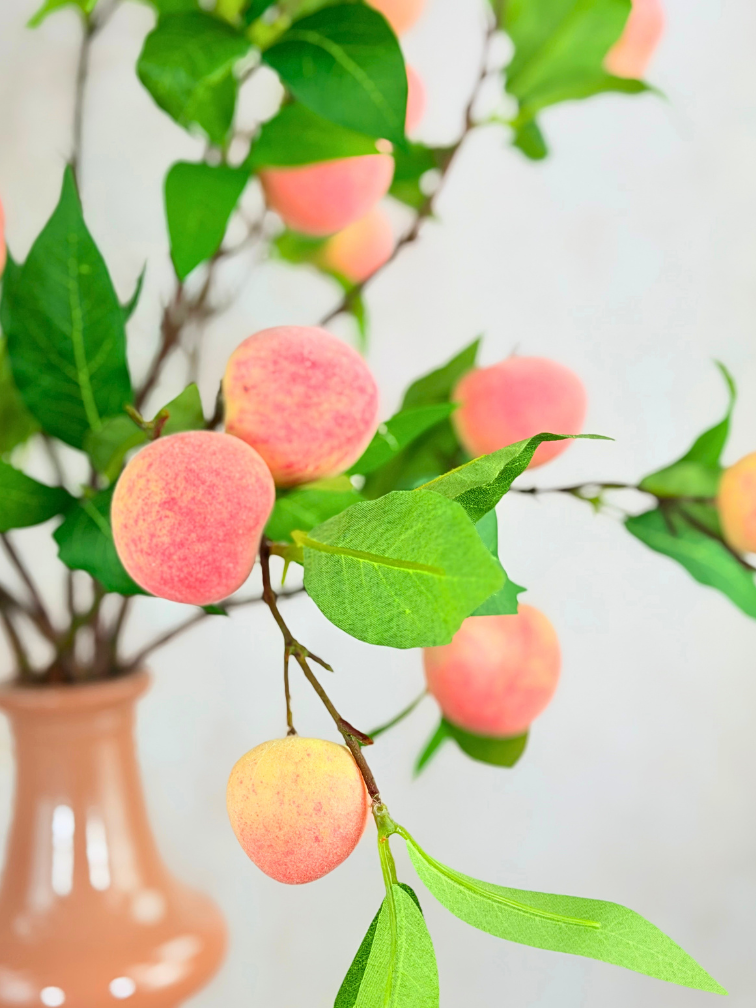 Zijden boeket "Peaches" | 80cm