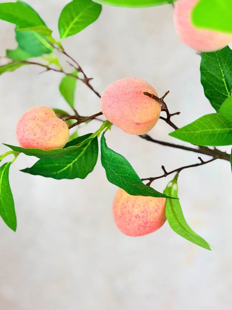 Zijden boeket "Peaches" | 80cm
