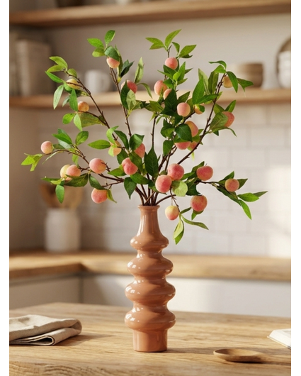 Zijden boeket "Peaches" | 80cm