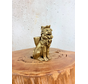 Gouden Leeuwtje (kandelaar) | 15cm