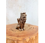 Bronzen Leeuwtje (kandelaar) | 15cm