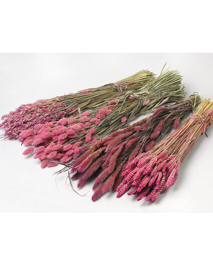 DIY - droogbloemen mix "roze"