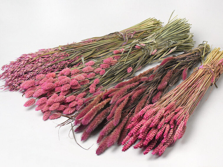 DIY - droogbloemen mix "roze"