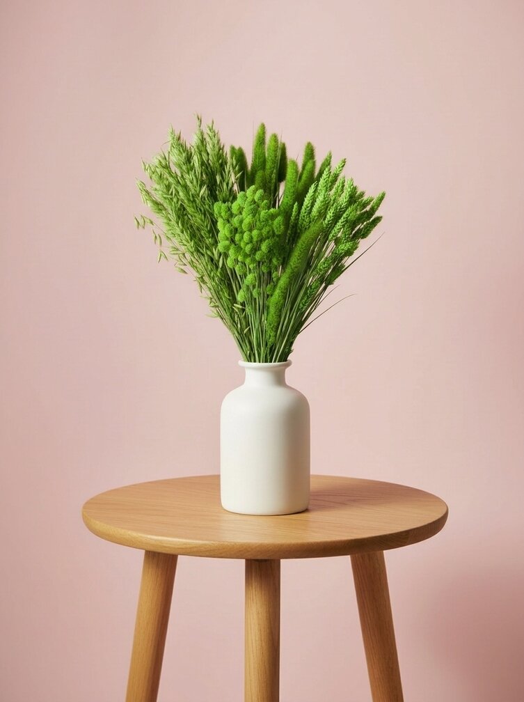 DIY - droogbloemen mix "groen"