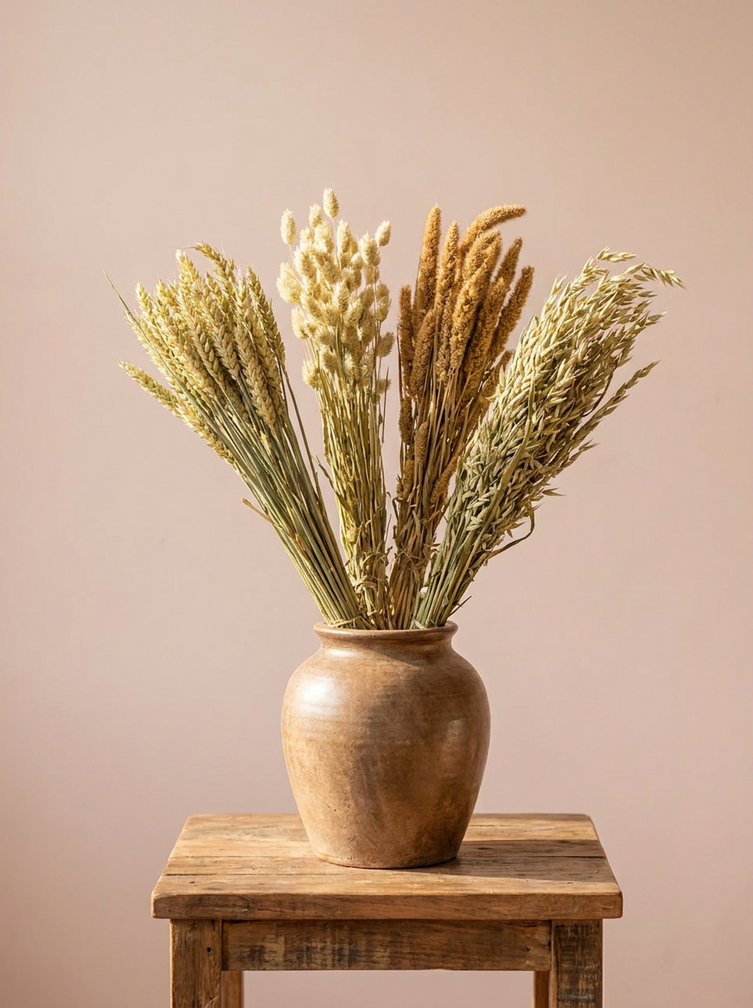DIY - droogbloemen mix "naturel"