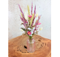 Droogbloemen boeket 'Little Darling' - met vaasje