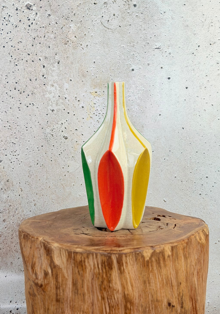 Zijden boeket ‘Elvenroot’ met vaas | 70cm