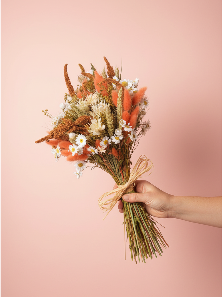 Herfstboeket droogbloemen "Autumn Field"| 45cm