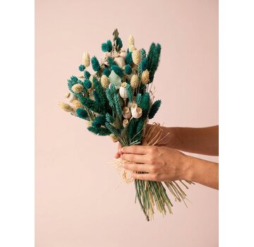Droogboeket "Groene Droom" | 55cm