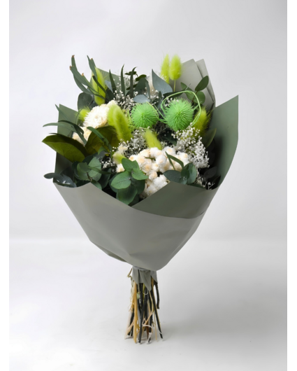 Droogboeket "Green Tale" | 40cm