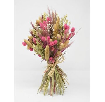 Veldboeket droogbloemen "Pink Haven" | 55cm