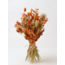 Veldboeket droogbloemen "Orange Clover"| 55cm