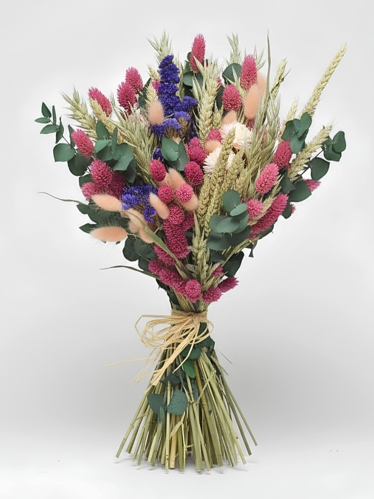 Droogboeket "Pastel Peach" | 50cm