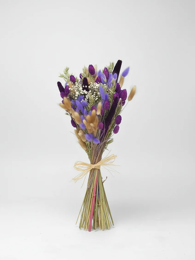 Droogboeket "Sweet Purple" | 60cm