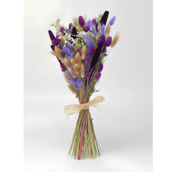 Droogboeket "Sweet Purple" | 60cm