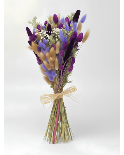 Droogboeket "Sweet Purple" | 60cm