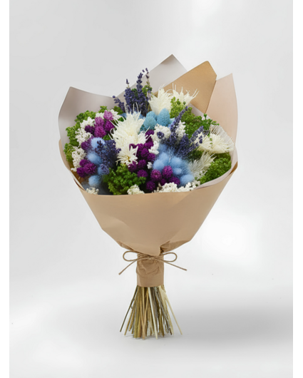 Droogboeket "Blauwe Droom" | 40cm