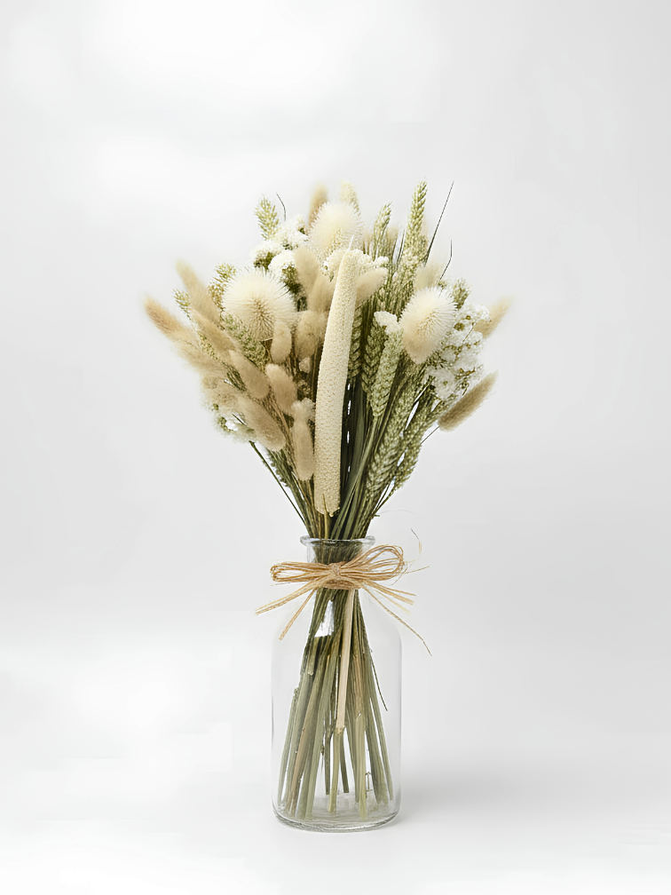 Veldboeket "White Alisson" (large) | 55cm