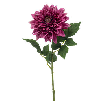 Zijden bloem "Dahlia" real touch" | paars