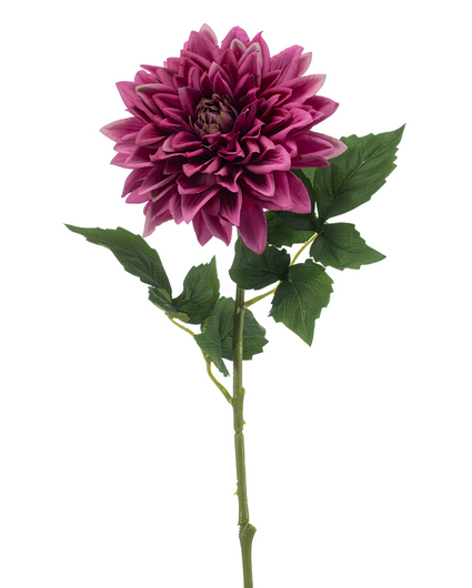 Zijden bloem "Dahlia" real touch" | paars