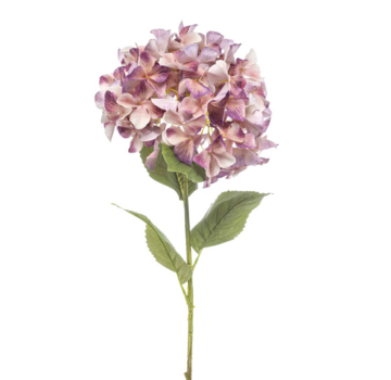 Zijden bloem "Hydrangea XL" paars | 90cm