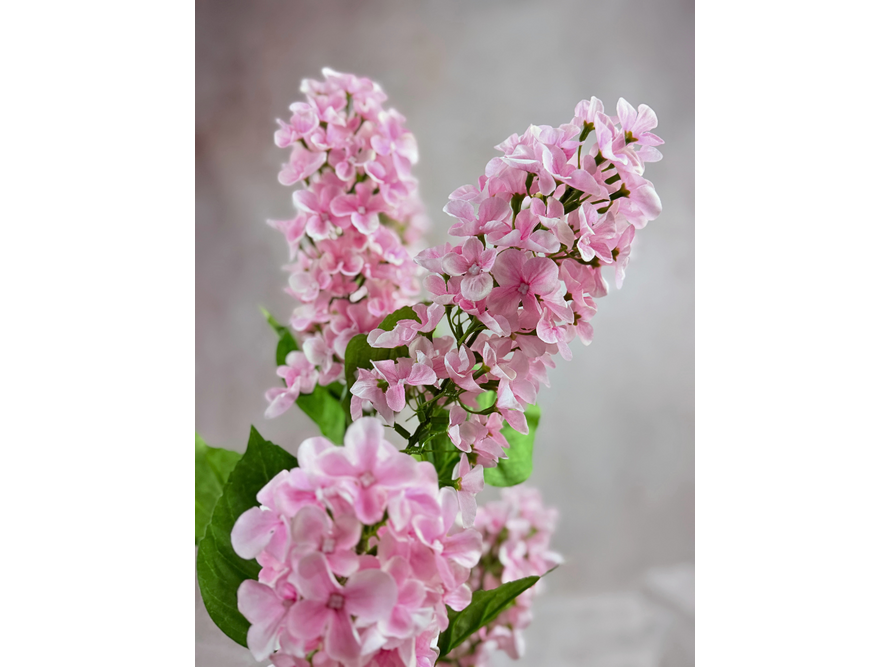Combi-deal | Zijden bloemenbundel "Hydrangea Paniculata' - roze