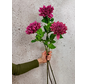 Combi-deal | Zijden bloemenbundel "Dahlia Real Touch"  - paars