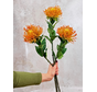 Combi-deal | Zijden bloemenbundel "Nutan" - oranje