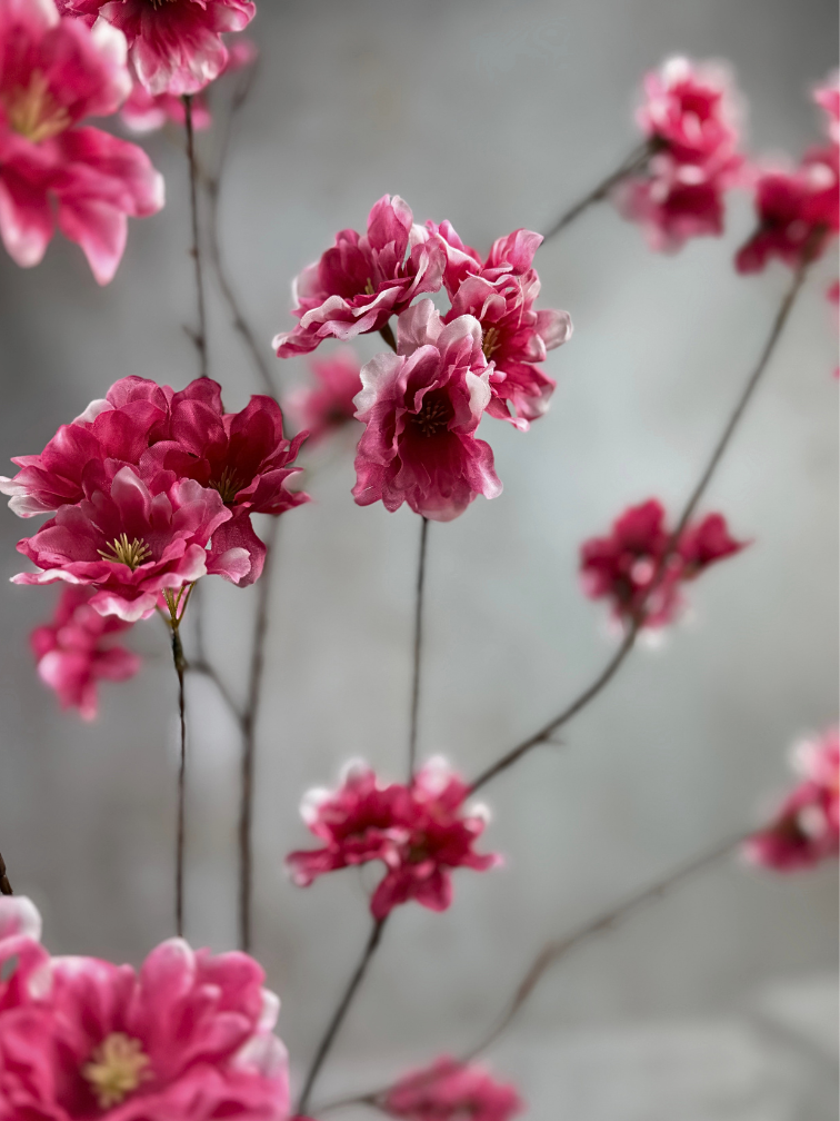 Zijden bloem "Cherry Blossom" Spray pink |126 cm