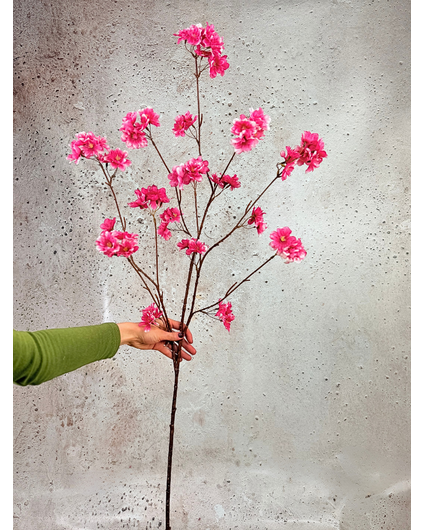 Zijden bloem "Cherry Blossom" Spray pink |126 cm
