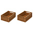 Liewood Boîte de rangement Liewood Medium Weston Golden Caramel