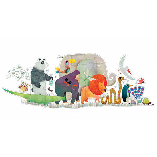 Djeco Djeco puzzle géant Parade des animaux 36pcs