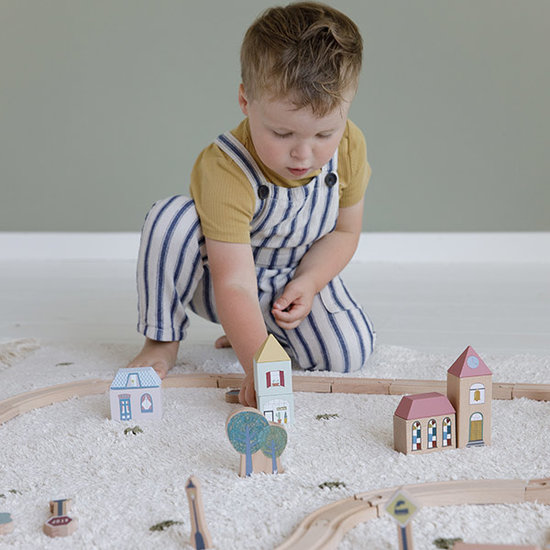 Little Dutch Little Dutch circuit de train XXL kit de démarrage