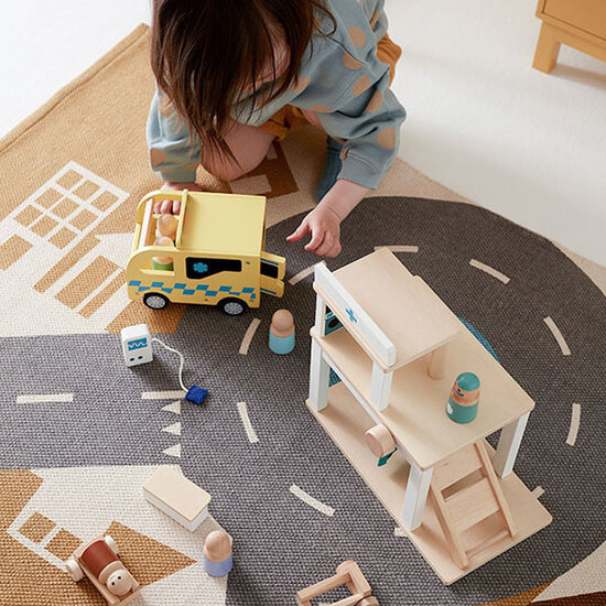 Kid's Concept Ambulance en bois Aiden - Kids Concept